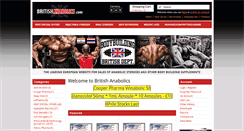 Desktop Screenshot of britishanabolics.com